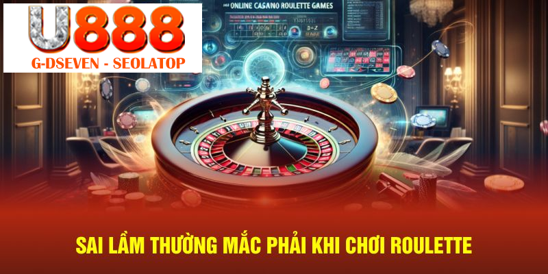 Sai lầm dễ mắc phải trong trò chơi Roulette